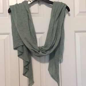 Sheer, Soft Green Scarf